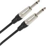 Cble guitare instrument jack mle mono 6, 35mm vers jack mle mono 6, 35mm. compatible ampli, basse, ...