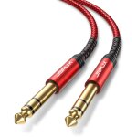 Câble de guitare professionnel 6m, 1 / 4 6. 35mm à 6. 35mm trs stéréo câble d'instrument jack tressé ... Câble de guitare professionnel 6m, 1 / 4 6. 35mm à 6. 35mm trs stéréo câble d'instrument jack tressé ...