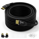 Cble hdmi 4k 10 mtre, cble hdmi 2. 0 ultra hd, connecteurs plaqus or, 4k  60 hz, 2k, 1080p, hdcp ...