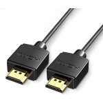 Cable hdmi 4k, 2m cble hdmi ultra mince, ultra hd 4k@30hz haute vitesse cordon hdmi 1. 4 trs fin 3d ...