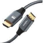 C�ble hdmi 5m, 4k c�ble hdmi 2. 0 haute vitesse, cable hdmi � cordon braqu� 1080p 720p compatible avec ...