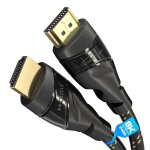 Cble hdmi 8k / 4k - 0, 5m - 8k@60hz (cuivre supplmentaire pour ultra hd rapide, gaine en nylon, 4k@120hz ...