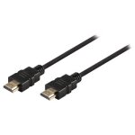 C�ble hdmi avec ethernet haute vitesse 0. 50 m noir connectland