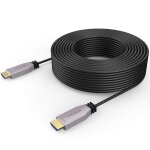 C�ble hdmi fibre optique 50 m 4k @ 60 hz, c�ble hdmi 2. 0b prend en charge 18, 2 gbit / s, hdr10, arc, ...