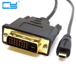 Câble hdmi haute vitesse micro hdmi vers dvi dvi d 24 + 1 broche, câbles adaptateur 3d 1080p pour dvd ... Câble hdmi haute vitesse micro hdmi vers dvi dvi d 24 + 1 broche, câbles adaptateur 3d 1080p pour dvd ...