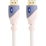 C�ble hdmi - r�solution 4k - vid�o hdr - 18 gbps - vitesse eclair - connecteurs v - grip - triple blindage ...