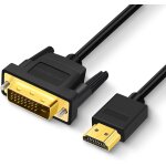 Cble hdmi vers dvi, bidirectionnel dvi - d 24 + 1 mle vers hdmi mle adaptateur 1080p, plaqu or, pour ...
