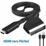C�ble hdmi vers p�ritel pour t�l�vision ancienne ¿ affichez vos appareils hdmi sur tv scart ¿ 1080p ...