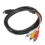 Pour c�ble hdmi vers rca, pour c�ble audio vid�o hdmi m�le vers 3 rca m�les, connecteur a