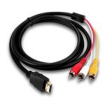 Câble hdmi vers rca, câble de conversion hdmi vers 3 rca 1080p pour décodeur, adaptateur vidéo o rouge, ... Câble hdmi vers rca, câble de conversion hdmi vers 3 rca 1080p pour décodeur, adaptateur vidéo o rouge, ...