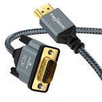 Câble hdmi vers vga 2m, coque en alliage d'aluminium en nylon tressé et support plaqué or 1080p / 60hz[shu0778 ... Câble hdmi vers vga 2m, coque en alliage d'aluminium en nylon tressé et support plaqué or 1080p / 60hz[shu0778 ...