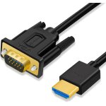 Câble hdmi vers vga, câble adaptateur hdmi vers vga en plaqué or (mâle a mâle) compatible avec ordinateur ... Câble hdmi vers vga, câble adaptateur hdmi vers vga en plaqué or (mâle a mâle) compatible avec ordinateur ...