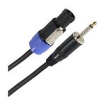 Câble hp 2 x 1. 5mm jack mâle - speakon mâle 6m easy Câble hp 2 x 1. 5mm jack mâle - speakon mâle 6m easy