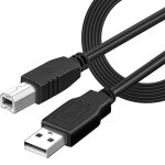 Cble d'imprimante, cble usb 2. 0 type a vers type b, compatible avec hp, epson, canon, brother, lexmark, ...