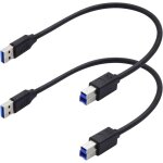 Cbles d'imprimante usb 3. 0 type a mle vers type b mle haute vitesse, court usb imprimante cble, ...