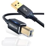 Cble d'imprimante usb 6 m - cble scanner usb a vers usb b 2. 0 - pour imprimante hp, canon, dell, epson, ...