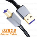 Cble d'imprimante usb c, usb b vers usb c, cble d'imprimante usb 2. 0, macplepro, usb c acity i mol, ...