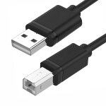 Cble d'imprimante usb - a vers usb - b mle  mle noir 3m pour hp envy 6032e - visiodirect -