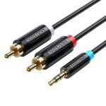 Cable jack 3, 5 mm vers 2rca audio cable st�r�o hifi pour smartphone amplificateur subwoofer home cin�ma ...
