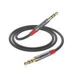 Cable jack[3m] 3. 5 male male cable audio, tissage en nylon double jack, pour smartphones, cable auxiliaire, ...