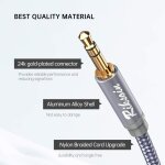 Câble jack audio (3 lot de, 0, 6m + 1, 2m + 3m) 3. 5mm mâle vers mâle aux câble auxiliaire stéréo en ... Câble jack audio (3 lot de, 0, 6m + 1, 2m + 3m) 3. 5mm mâle vers mâle aux câble auxiliaire stéréo en ...