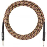 C�ble jack fender festival instrument, pure hemp, rainbow - 5, 5m