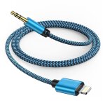 Cable jack iphone, c�ble auxiliaire voiture lightning vers jack 3, 5mm st�r�o, adaptateur prise j ack ...