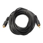 Cble jack mle rca  femelle, 25 pieds, 7. 6m, fiche plaque or