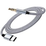 Cble jack usb c 1. 2m, type c adaptateur aux 3, 5 mm 1. 2m, rallonge audio auxiliaire stro pour voiture, ...