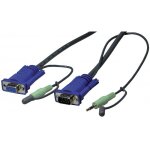 C�ble kvm vga m�le / 3, 5 mm m�le - vga m�le / 3, 5 mm m�le 1. 8 m