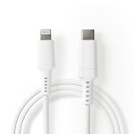 Cble lightning apple mle  8 broches lightning apple vers usb - c? 2, 0 m blanc