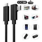 Cble link vers usb 3. 2 de type c, type c pour casque vr oculus quest 1 2, adaptateur compatible avec ...