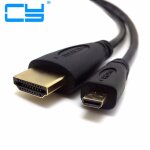 C�ble micro hdmi vers hdmi m�le vers m�le, haute vitesse, cordon convertisseur m / m pour gopro hero ...