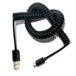 C�ble micro usb m�le r�tractable de 2m, cordon de synchronisation de donn�es, pour samsung htc lg