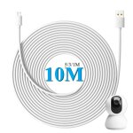 Cble micro usb pour permission de camra intelligente, rallonge d'alimentation microusb, recharge  ...