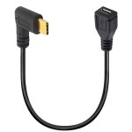 Câble micro usb vers type c, coudé a 90 degrés usb c mâle vers micro b femelle adaptateur convertisseur ... Câble micro usb vers type c, coudé a 90 degrés usb c mâle vers micro b femelle adaptateur convertisseur ...