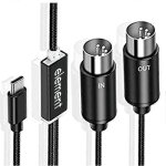 C�ble midi vers usb - c type - c, convertisseur usb - midi avec voyant lumineux pour orgue �lectronique ...