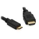Cble mini hdmi vers hdmi pour connecter un appareil photo canon eos 6d  une tv, un tlviseur hd, lcd, ...