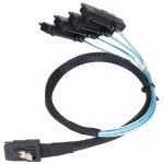 Câble mini sas vers sata largement compatible pour serveraid mr10i Câble mini sas vers sata largement compatible pour serveraid mr10i