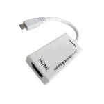 Cble mini usb 2. 0 mhl vers hdmi, convertisseur hdmi hd 1080p, pour android, samsung, htc, lg