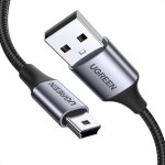 Cble mini usb nylon tress cble usb 2. 0 type a vers mini b coque en aluminium compatible avec appareil ...