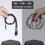 Cble multi usb, [4a / 3m] 4 en 1 universel multi chargeur cble de chargement avec 2 * ip / micro usb ...