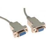 Cable null modem db9f / f 10m