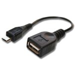 Cable otg � connecteur micro usb haut de gamme pour samsung galaxy note 2 ii gt - n7100