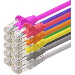 Cble patch rseau 1attack cat5 utp avec 2 connecteurs rj45, 10 couleurs - 2 m[shu05865]