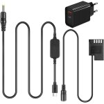 Cble pd usb - c + dmw - dcc12 dmw - blf19 blf19e coupleur cc batterie factice pour lumix dmc - g9 dmc ...