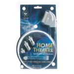 Cable peritel 3 rca or 5m