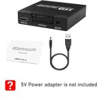 Cble pritel vers hdmi convertisseur pritel vers hdmi 1080p dtartreur avec audio numrique 2 en 1 ...