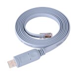 Cble plat de console srie usb2. 0 mle vers rj45 mle cat5 pour commutateurs de routeurs cisco