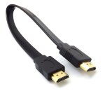 Cble plat mle vers mle full hd 0. 3m / 0. 5m / 1m, haute qualit, compatible hdmi, pour audio et vido, ...